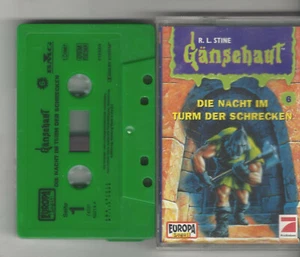 Gänsehaut Kassette Folge 6 Die Nacht im Turm der Schrecken  R.L. Stine Hörspiel  - Imagen 1 de 1