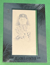 2015 Topps Allen & Ginter #111 Dellin Betances 1/1 CYAN PRINTING PLATE YANKEES