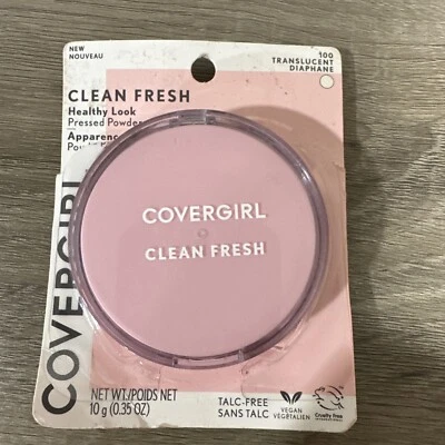 CoverGirl Clean Fresh Healthy Look Pressed Powder #100 TRANSLUCENT - Image 1 of 3