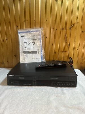 Samsung DVD-VR357 DVD Recorder VHS Player Combo W/ Remote & Manual - READ - Image 1 of 4