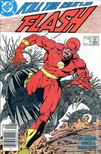 Flash Canadian Price Variant #4 VG 4.0 1987 Stock Image Low Grade