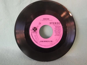 John Wonderling, Shadows - Mono - Stereo, 1972, Paramount PAA-0183 Folk Psych - Picture 1 of 4