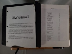 Vintage Original NASA Apollo Spacecraft News Reference Binder - Picture 1 of 6