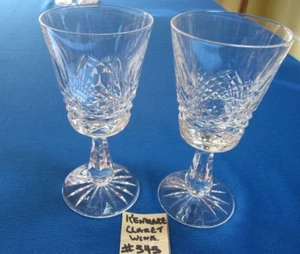 WATERFORD IRLAND "KENMARE" WEINROT, 6"H, PREIS/PAAR. TOP ZUSTAND. - Bild 1 von 3