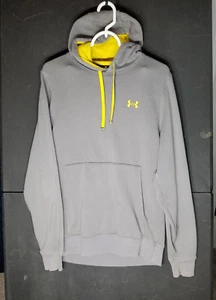 Under Armour Sweatshirt Hoodie Youth Boys YXL Logo Pullover Pocket Gray XL - Picture 1 of 6