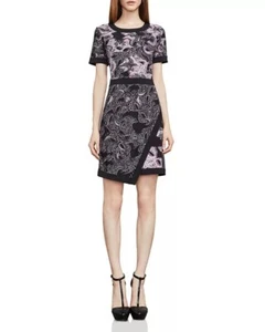 $368 NWT BCBG MAXAZRIA OLYMPIA ASYMMETRICAL HEM DRESS SZ L - Picture 1 of 7