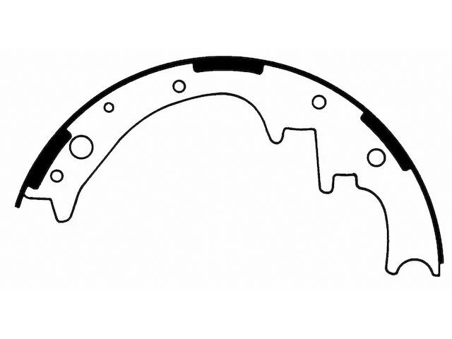 Juego de zapatas de freno para Dodge Charger 1969-1975 Wagner 31461WXHS 1970 1971 1972 1973 Foto 1 de 2