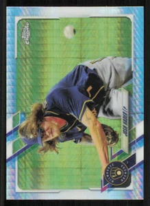 2021 Topps Chrome Prism Refractors #212 Josh Hader - Picture 1 of 2