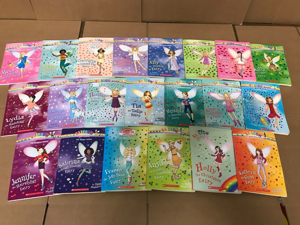 LOT OF 10 RAINBOW MAGIC FAIRIES Children's Kids Chapters BOOKS RANDOM MIX - Image 1 of 2