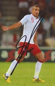ENGLAND & WATFORD: JAKE LIVERMORE SIGNED 6x4 ACTION PHOTO+COA - Picture 1 of 1