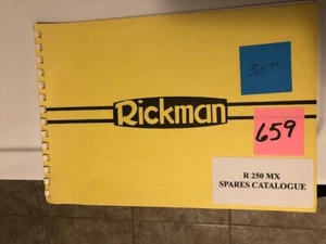 Rickman R250 MX Spares/Parts Book #659 - Picture 1 of 1