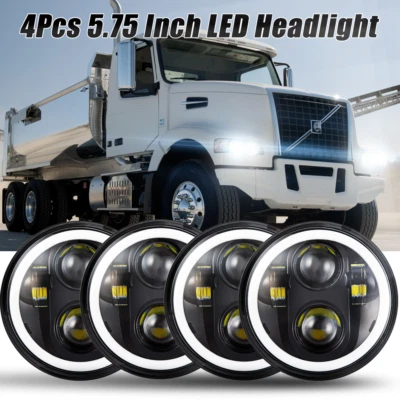Faro proyector LED 4 piezas 5-3/4" 5,75 pulgadas para Volvo VHD 2001-2019 Jaguar XJS Foto 1 de 4