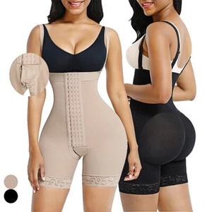 Layered Open Bust Stage 3 Fajas Tummy Control Postpartum Bodysuit Shapewear - Picture 1 of 15