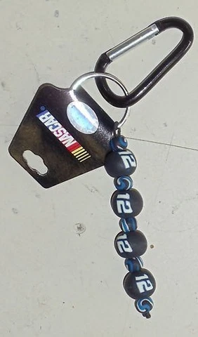 Pine Sports Nascar 12 Handmade Beaded Keychain Cover