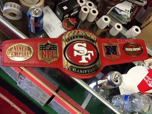 San Francisco SF 49ers American Football Championship Belt 2MM Brass - Picture 1 of 6
