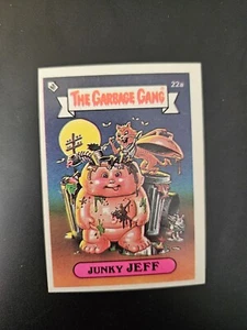 Junky Jeff 22a - The Garbage Gang Card 1985 Rare Australian Release  - Picture 1 of 2