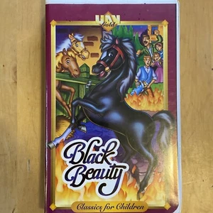 RARE Black Beauty 1994 Animated VHS Video Tape UAV Gold - Picture 1 of 4