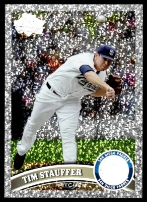 2011 Topps Update silver Tim Stauffer San Diego Padres #US25 - Image 1 of 2