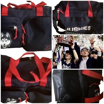 Bolsa de viaje Nike Finales para jugadores de baloncesto emitida por el equipo UConn Huskies 🏀 # Foto 1 de 4