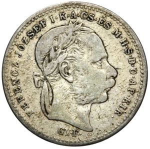 Austria Węgry - Franciszek Józef I. - moneta - 20 krążowników 1870 GYF - srebro - Zdjęcie 1 z 2