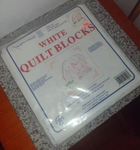 JACK DEMPSEY 18" Mare & Colt WHITE QUILT BLOCKS 18"x18" Item 732 Pattern 207 NEW - Picture 1 of 4