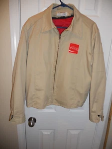 1950's Or  60's COCA COLA VINTAGE UNIFORM Jacket Beigh Riverside Master Built - Picture 1 of 12
