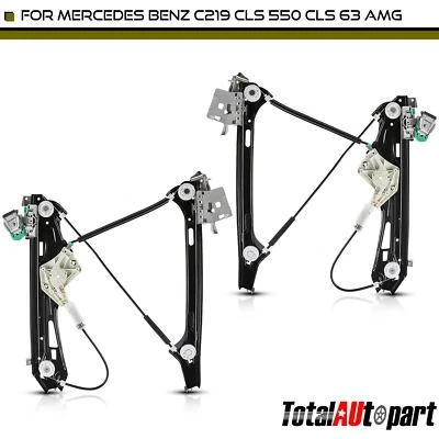 2Pcs Window Regulator w/o Motor Front for Mercedes-Benz W219 CLS500 CLS55 AMG - Image 1 of 4