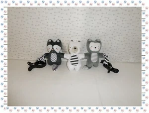 $ - Jouet Activités Raton Laveur Gris Blanc Accroche Poussette Shenzhen Toys - Imagen 1 de 1