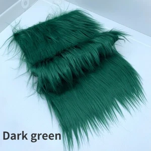 Faux Fur Fabric 8CM Long Fluffy DIY Material Sewing Toy Doll Hair 25*45CM Crafts - Picture 1 of 30