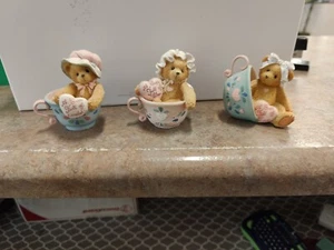 3 Preciados Peluches Margaret Madeline Marilyn Taza Amor Completo Alegría Amistad Té - Imagen 1 de 7