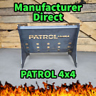 PATROL 4x4 Fire Pit - Custom, HEAVY duty - Collapsible Wood Camping