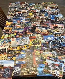 massive lego instruction manual lot 1970s-2000s star wars city system technic - Picture 1 of 23