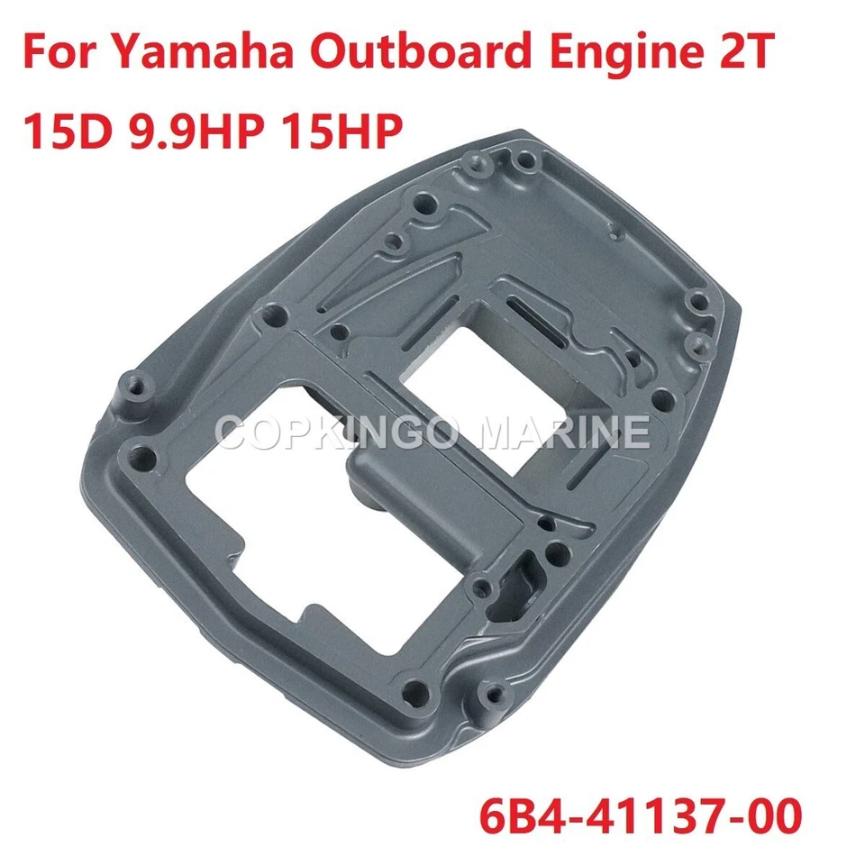 Exhaust Guide Manifold Plate For Yamaha Outboard 2T 9.9HP 15HP 15D 6B4-41137-00 - Image 1 of 1