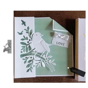 Bird Craft Lace Metal Cutting Dies Scrapbooking Embossing Cards Making Stencil - Picture 1 of 7