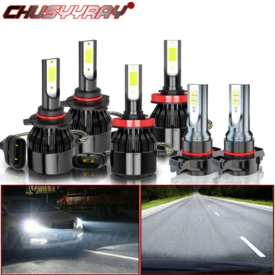 Faro LED alto/bajo para Dodge Charger 2011 2012 2013 2014-6X + bombillas antiniebla Foto 1 de 4