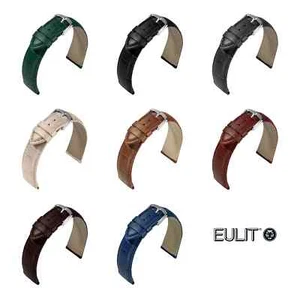Pulsera de reloj Eulit Guinea (8007) - 8 colores - 7 anchos de pasarela - pulsera de repuesto - Imagen 1 de 9