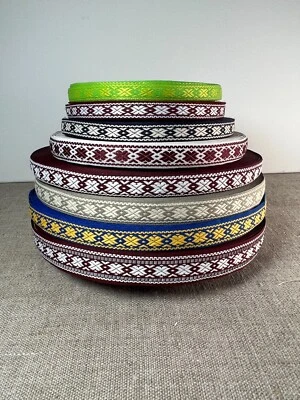 Ribbon Morning Star  protection symbol sign ribbon Auseklis - Image 1 of 4