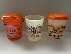Tim Hortons Timbits Halloween Buckets Glow in the Dark 2022 2023 2024 Donut Read - Foto 1 di 13