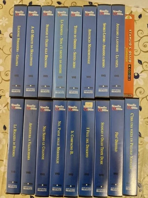 18 VHS Stanlio E Ollio Bramante E Videorai - Immagine 1 di 3