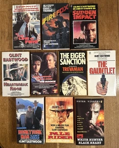 Clint Eastwood UK Movie Tie-In 10 Vol PB Set The Rookie - Gauntlet - Firefox - Imagen 1 de 24