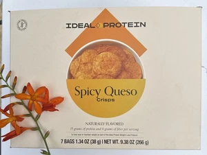 Ideal Protein Spicy Queso Crisps - 7 Packets - EXP 2/28/26 - FREE SHIPPING! - Picture 1 of 5