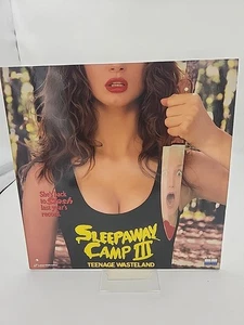 Sleepaway Camp 3: Teenage Wasteland Laserdisc 1989 Holepunch Mint Horror HTF - Picture 1 of 12