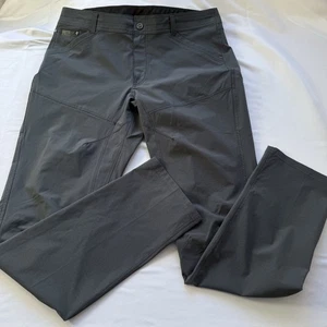 Pantalone Kuhl Silenziatore Rogue Uomo 38x36 Grigio Gamba Dritta Ripstop Escursionismo Outdoor - Foto 1 di 15