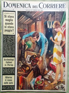 La Domenica del Corriere 17 Aprile 1966 Hovercraft Persia Pininfarina Fattore Rh - Picture 1 of 1