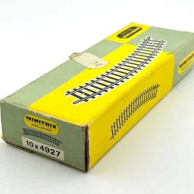 Minitrix N Scale 4927 Curve R4 15 Degrees Code 80 Track 10 pcs - Image 1 of 4