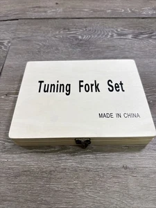 8-Pack Stainless Steel Tuning Forks with Hammers - Sound Healing Vibration Tools - Picture 1 of 4