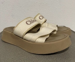 Women's Chloe Mila Platform Sandals Slides Size 40 - Picture 1 of 19