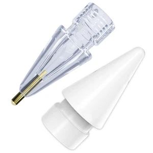 Anti-skid Stylus Tips Pen Nibs Replacement For Apple iPad Pencil 1 Pencil 2 - Picture 1 of 19
