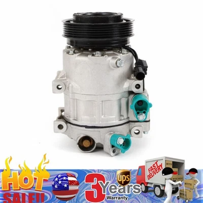 Compresor de aire acondicionado con embrague para Hyundai Sonata 2006-2008 2,4 L 3,3 L Foto 1 de 4