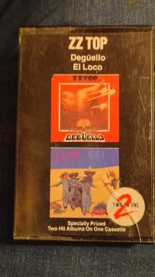 zz top deguello & el loco sealed double cassette tape  - Image 1 of 4